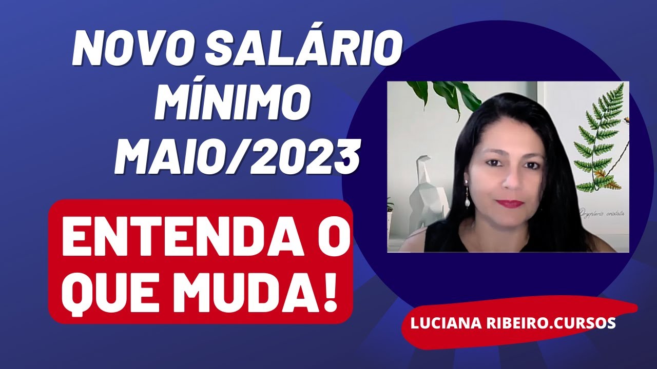 NOVO SALÁRIO MINIMO NACIONAL - ENTENDA O QUE MUDA!