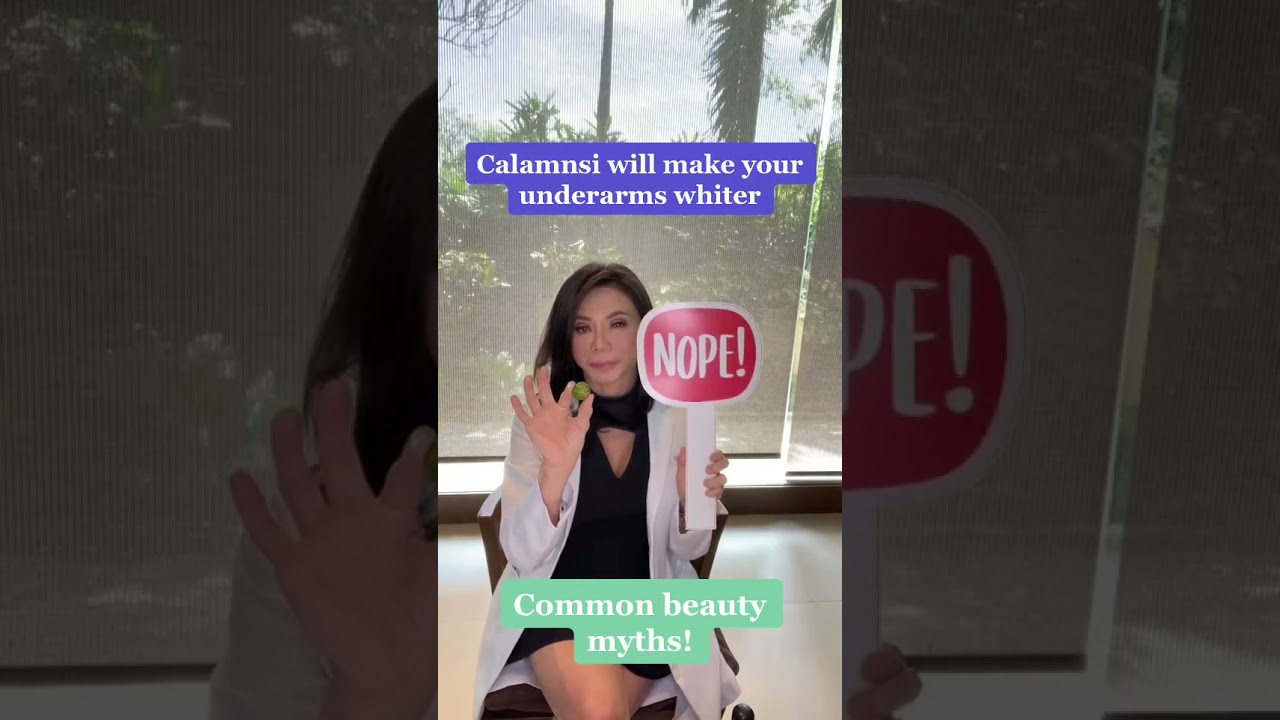 CALAMANSI WILL MAKE YOUR UNDERAMS WHITER | Dr. Vicki Belo 