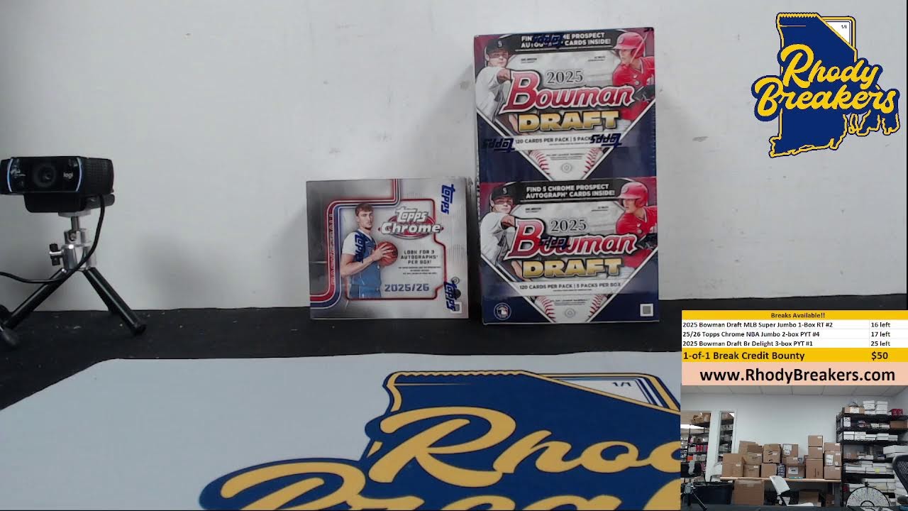 Wednesday Night Breaks With Rhody! Stadium UFC, Optic NFL, Bowman Draft, Museum Hat Trick and more!