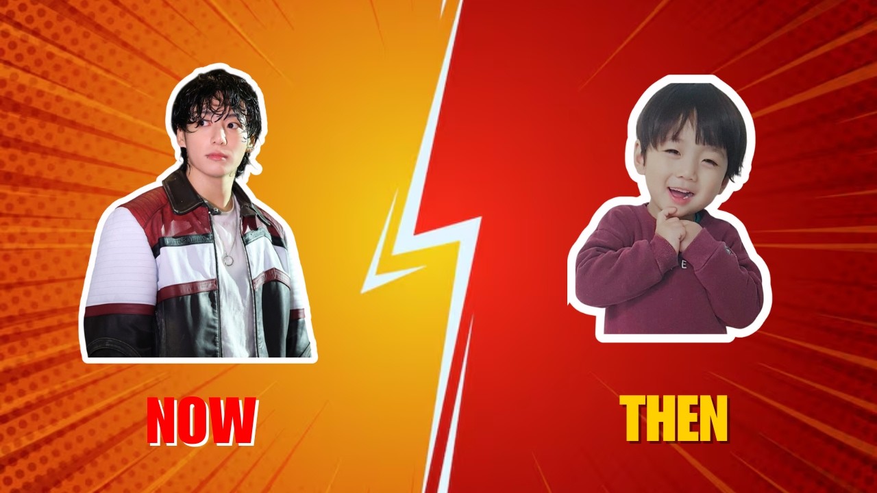 Jungkook Then & Now