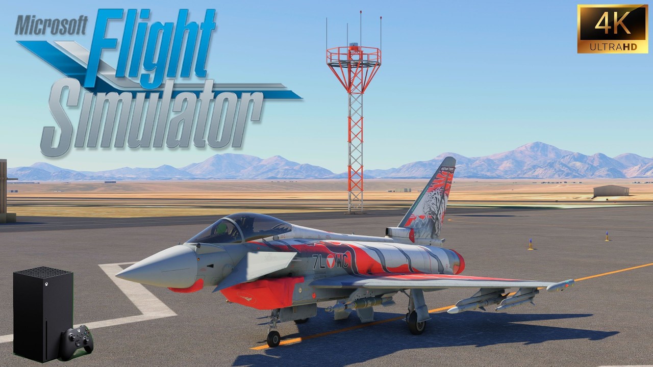 MSFS2020 XBOX SERIES X CJ Simulations Typhoon Quick Flight 4K ( Amazing to fly after recent Update )