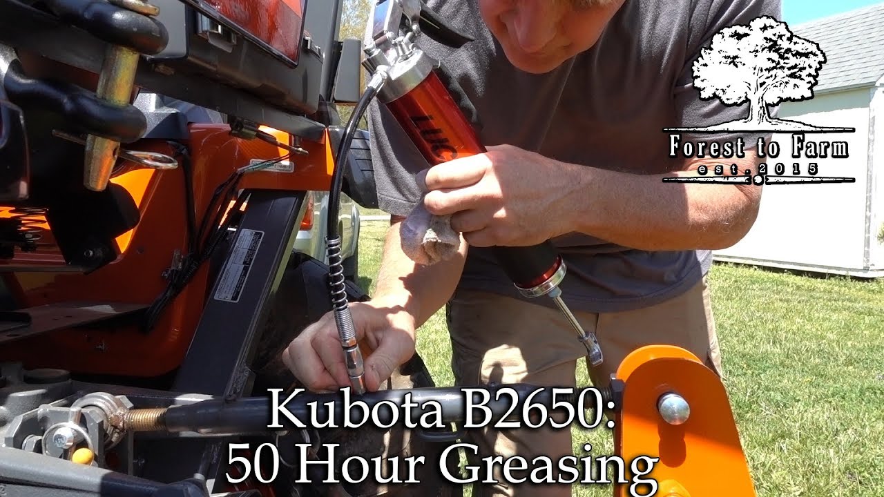 Greasing The B2650