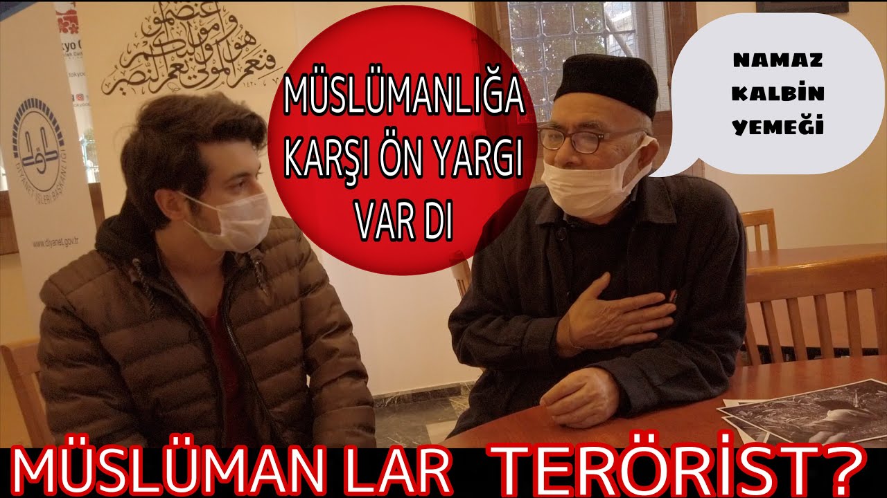 MÜSLÜMAN OLAN JAPON DAYI(MÜSLÜMANLAR TERORİST OLARAK BİLİNİYORDU)japonya da önyargı var