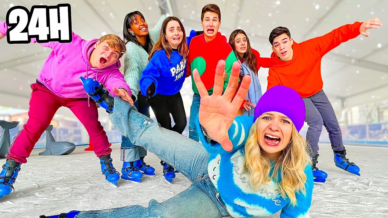 L'ULTIMO CHE CADE SULLA PISTA DI PATTINAGGIO CON I NOSTRI AMICI VINCE 1000€!🥶