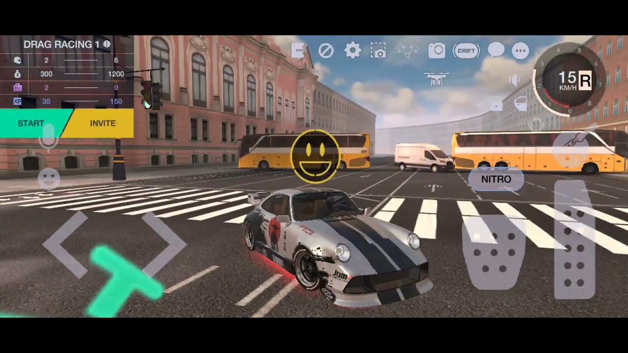 Playing tuning club and race with random player