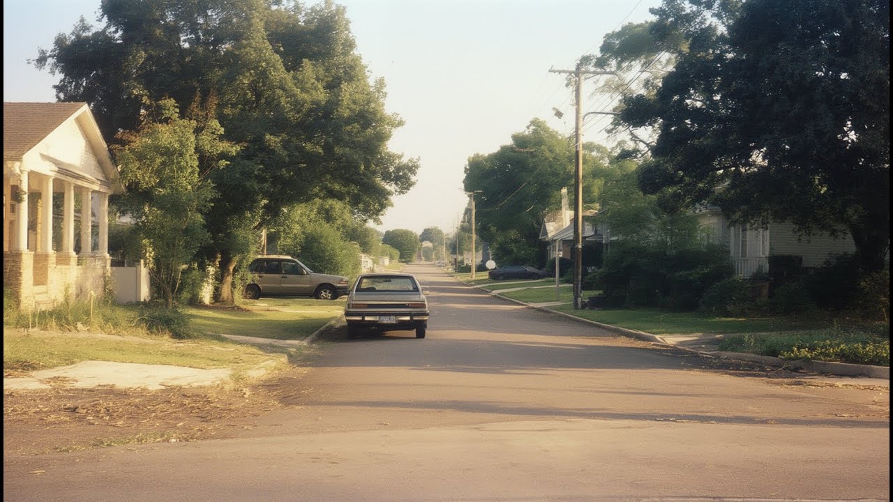 neighborhood blocks from the past  | quiet ambient background music