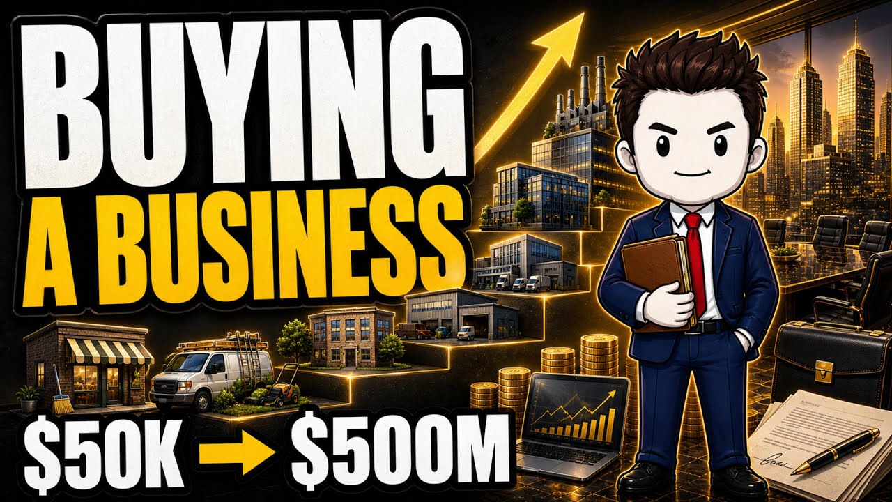 EVERY Level of Buying a Business &mdash; $50K SBA Loan to a $500M Roll-Up