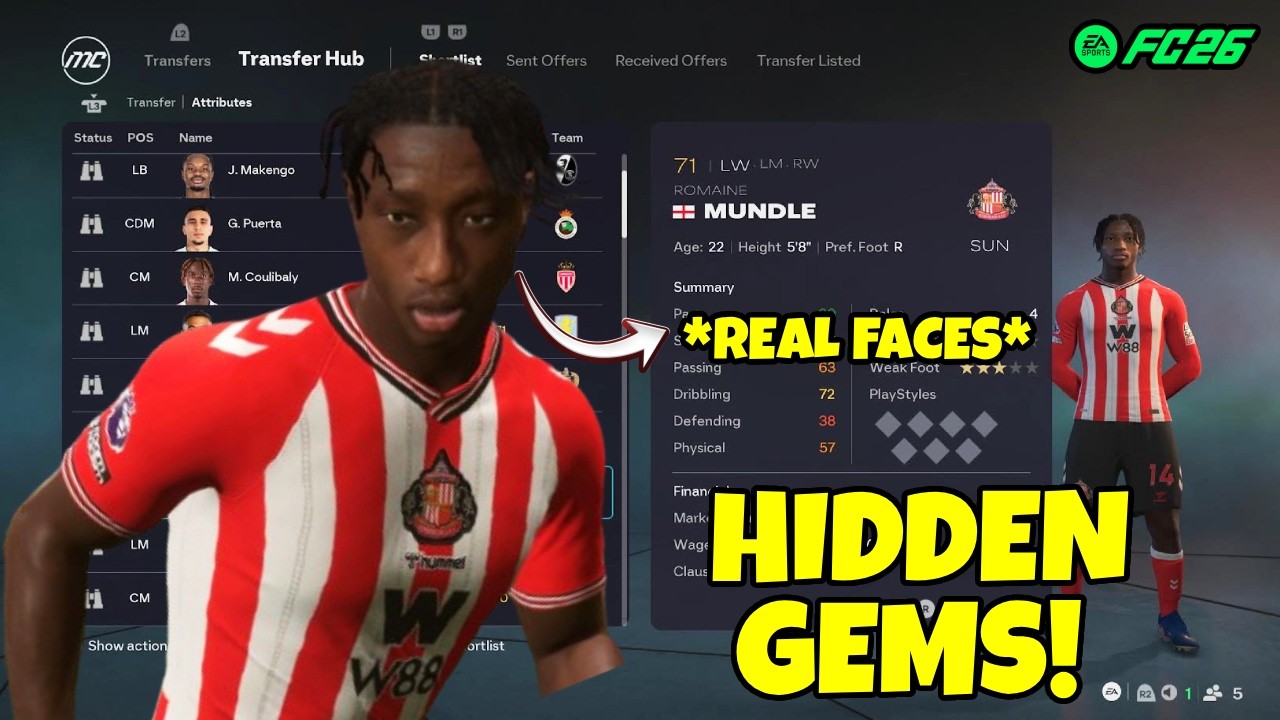 These Hidden Gems Have The Best Face Scans in FC26 Career Mode!