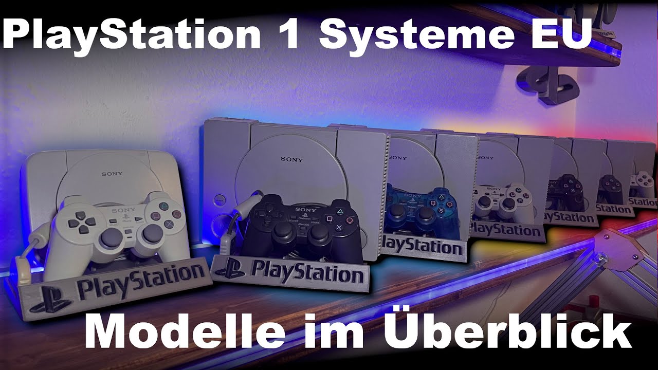 PlayStation 1 Modelle im Überblick: SCPH-1002 bis SCPH-102