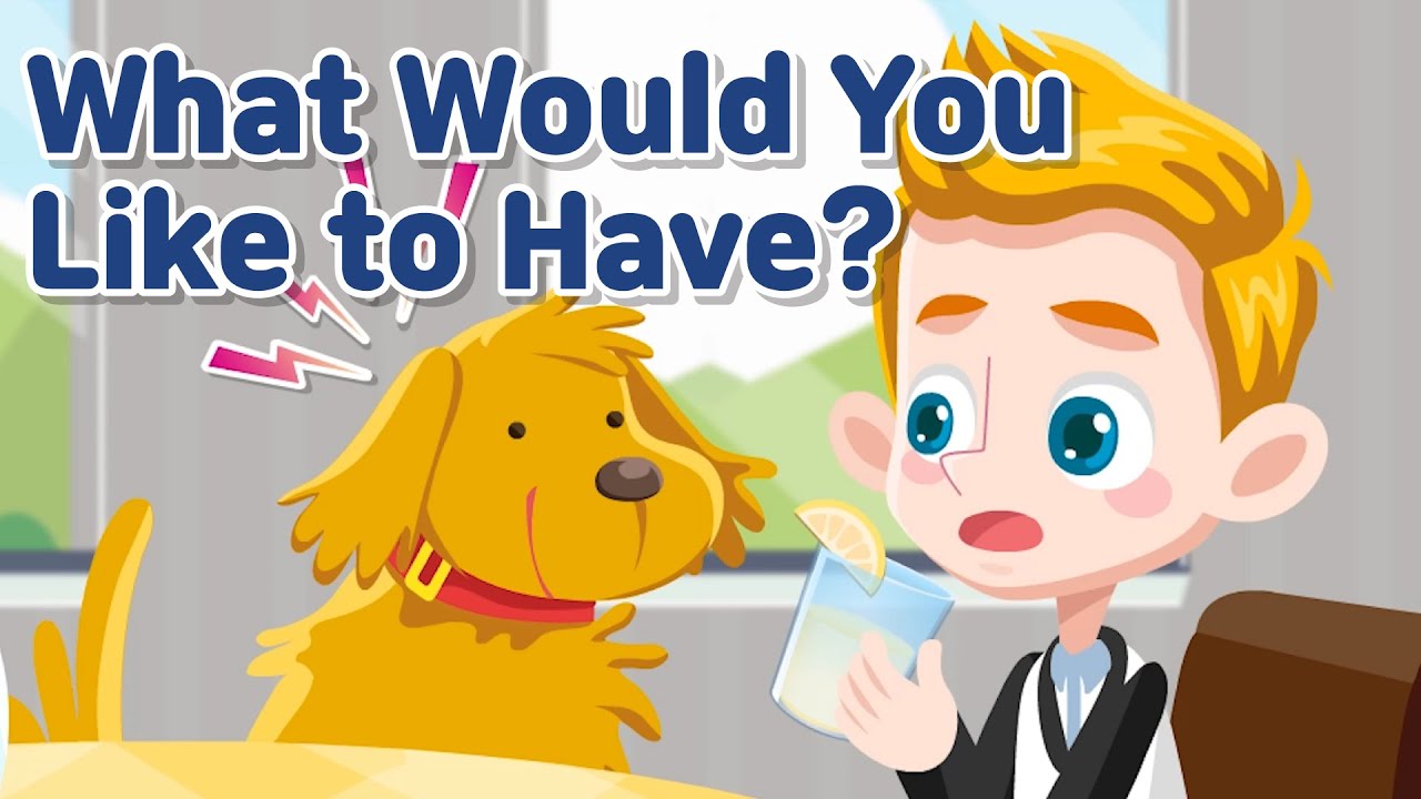 What Would You Like to Have?ㅣEnglish Conversationㅣ상황극ㅣ영어대화ㅣ기초영어ㅣ유아 초등 영어