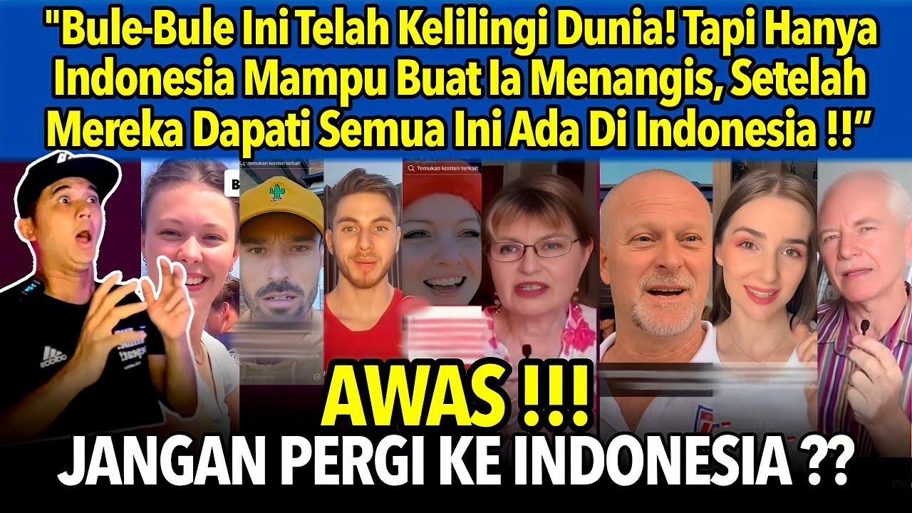 TAK TERDUGA‼️PARA BULE TIDAK NYANGKA SEMUA INI ADA DI INDONESIA ! #bule