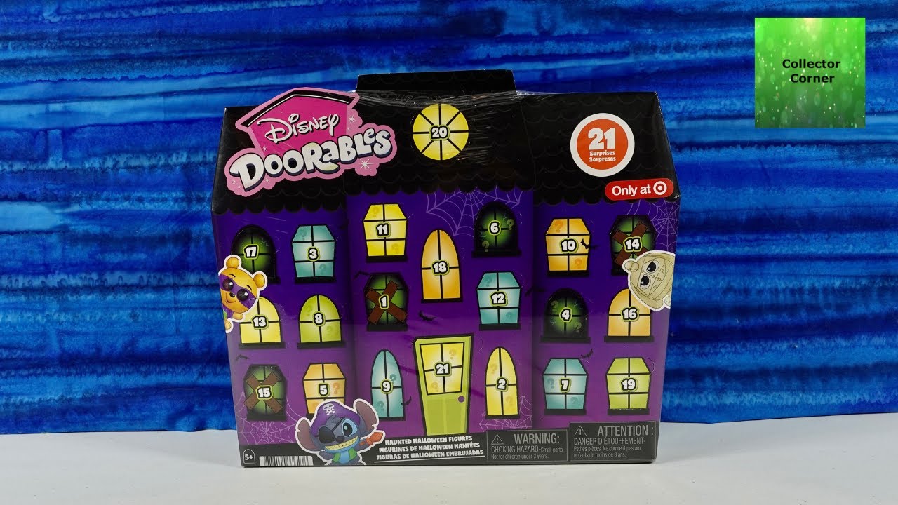 Распаковка эксклюзивного календаря обратного отсчёта от Disney Doorables Haunted Halloween Figures