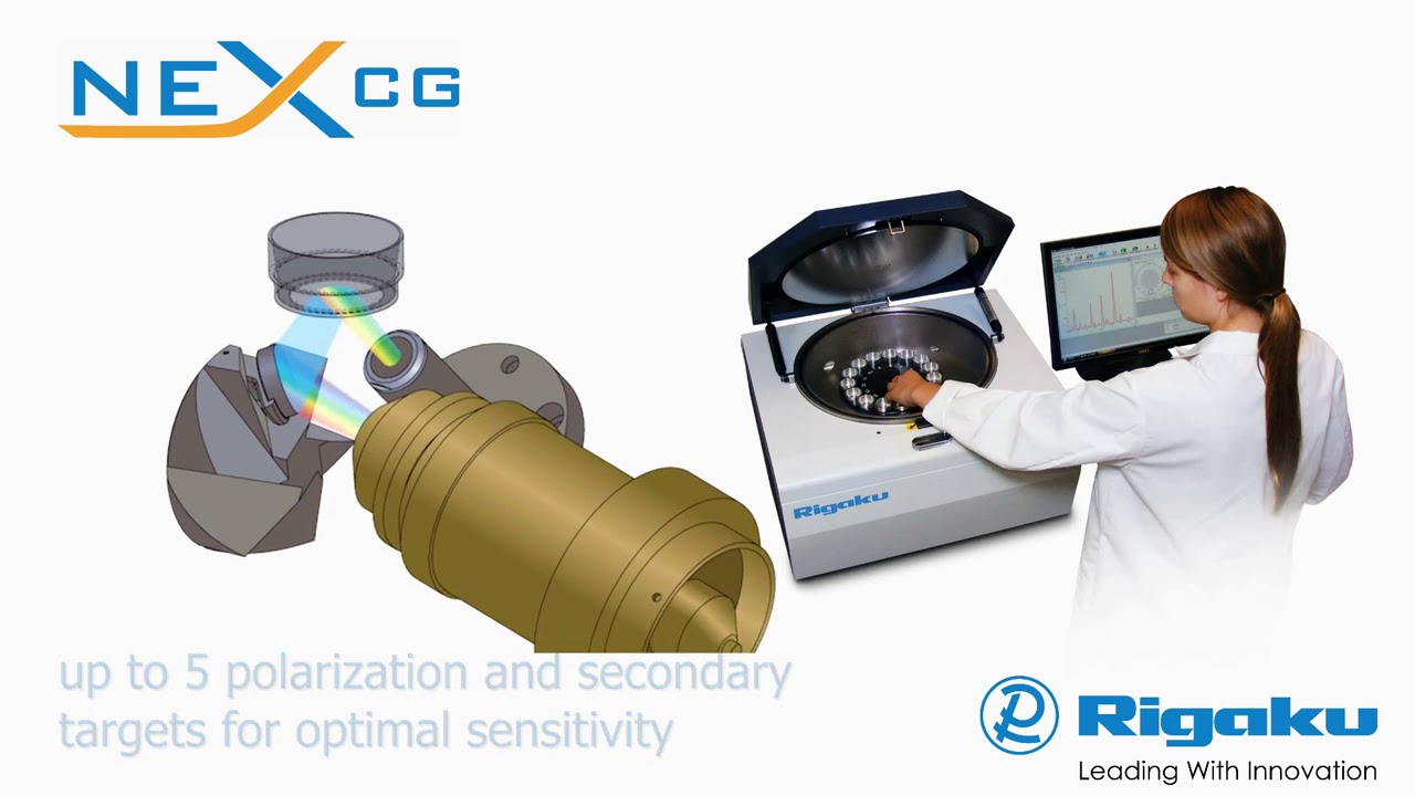 Rigaku NEX CG elemental analysis by X ray fluorescence