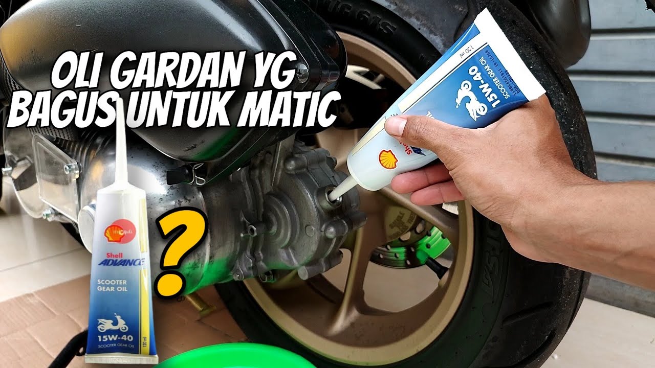 Oli Gardan Apa Yg bagus Buat Motor Matic Nmax ❓ Review Shell Scooter Gear Oil