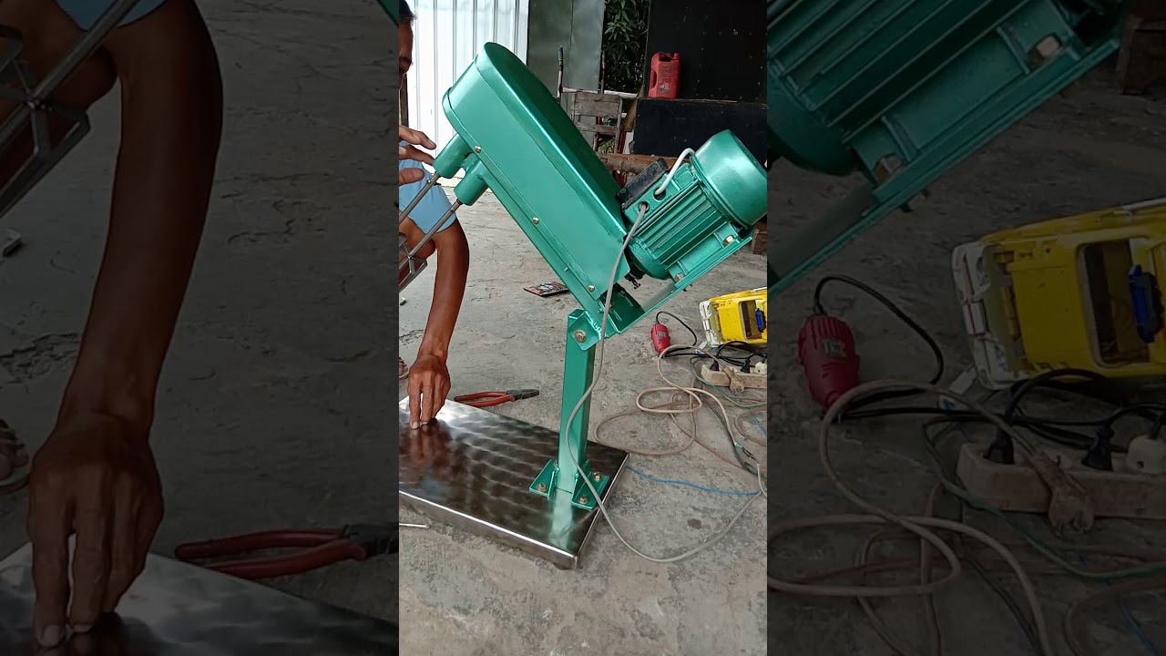 Pompa air  jadi mixer adonan roti