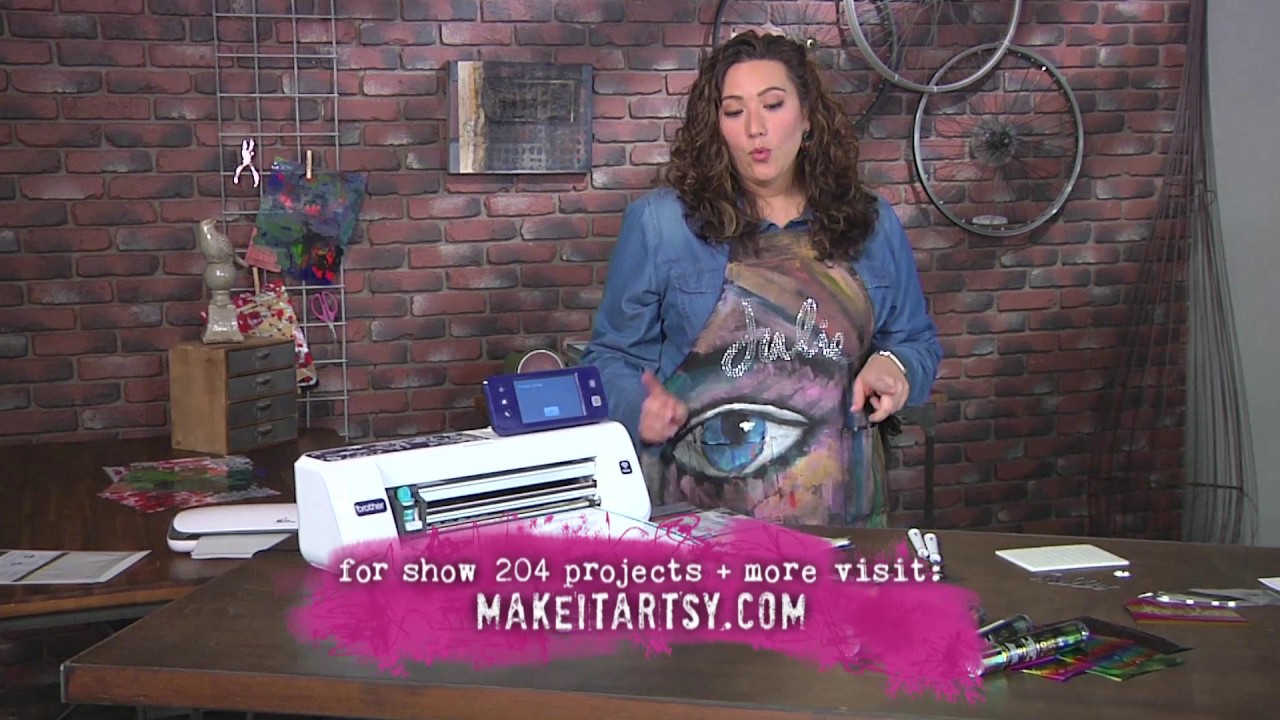 Learn how to decorate with foils on Make It Artsy with Julie Fei Fan Balzer (204-2)