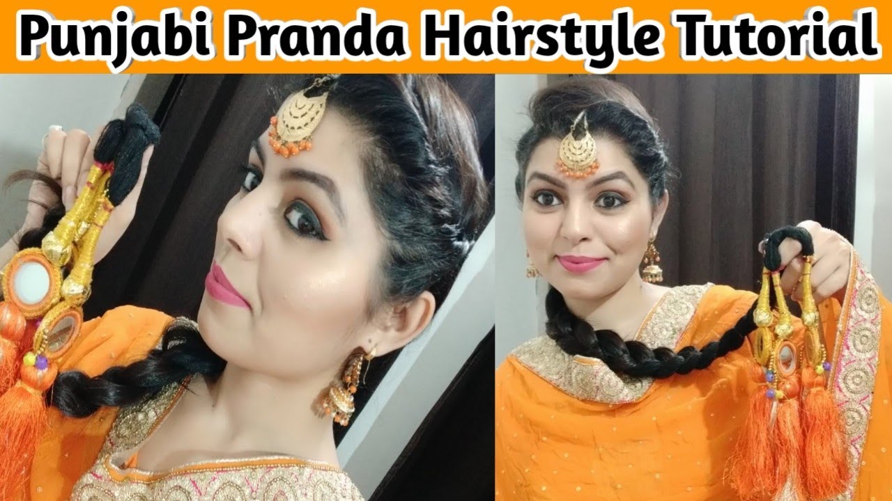 Punjabi Paranda Hairstyle tutorial || How to wear Paranda || Punjabi Look ||