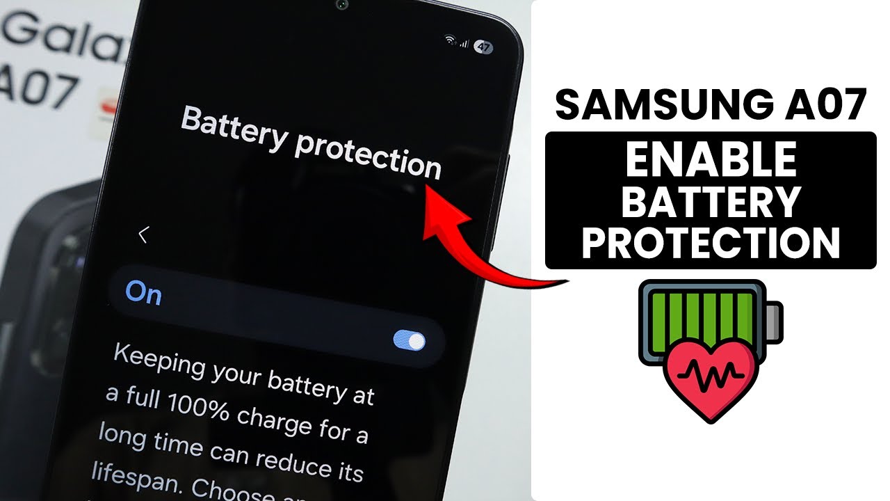 How to Enable Battery Protection in Samsung A07 - Save Battery Life