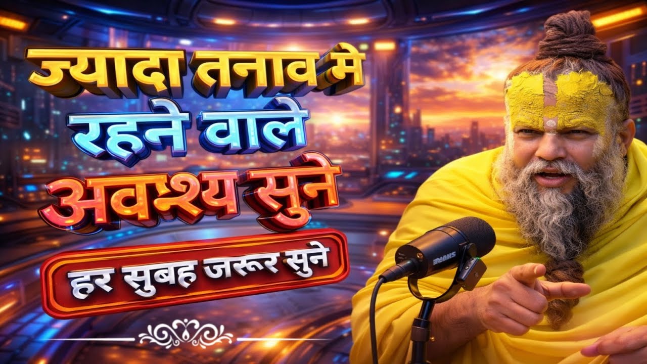 ज्यादा तनाव में रहने वाले अवश्य सुने | parmanand maharaj live pravachan | premanand maharaj updesh