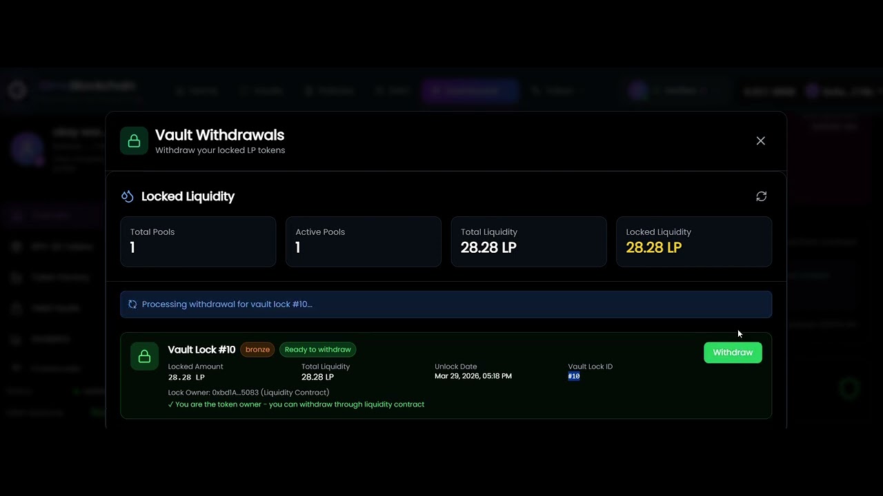 How to Withdraw LP from Gima Trust Vault | GIMA RPV-20