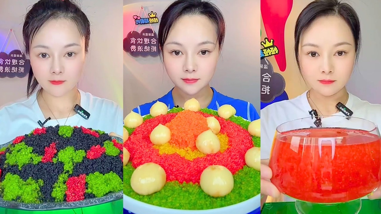 Colorful Tobiko Roe Platter with Garlic and Red Fish Eggs