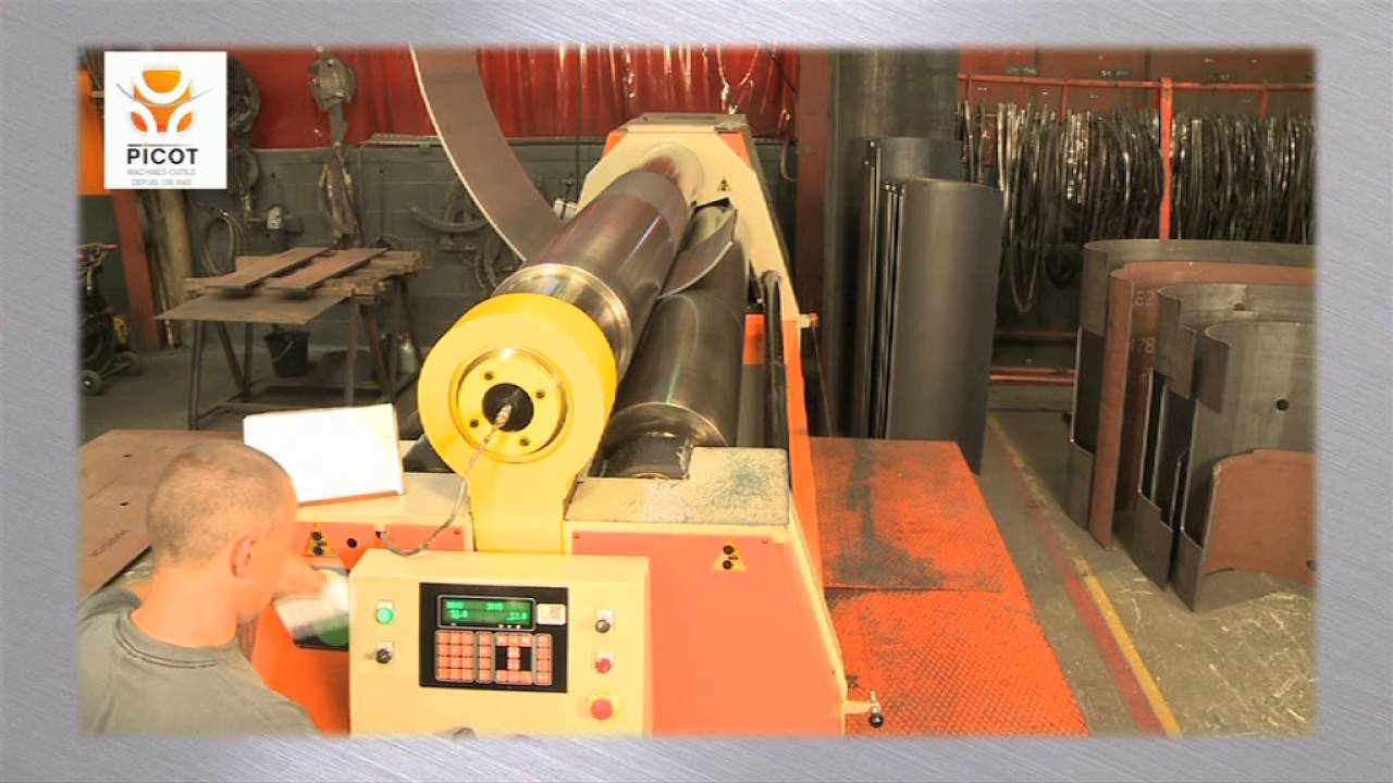 AMB Picot - Application -  godets croquage - Bucket pre bending RCS 350 30