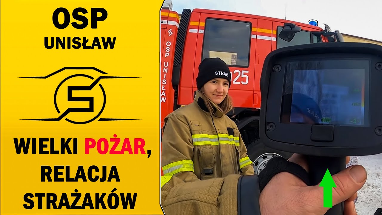 AKCJA GAŚNICZA TRWAŁA 5 DNI! 🔥 - OSP UNISŁAW