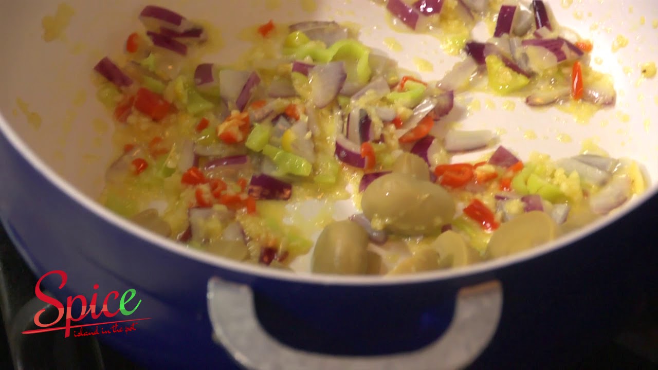 Spice Island in the pot S1 E1 Pt 2 - Jasmine Rice & Veggies S/W Orange Chilli Chicken.