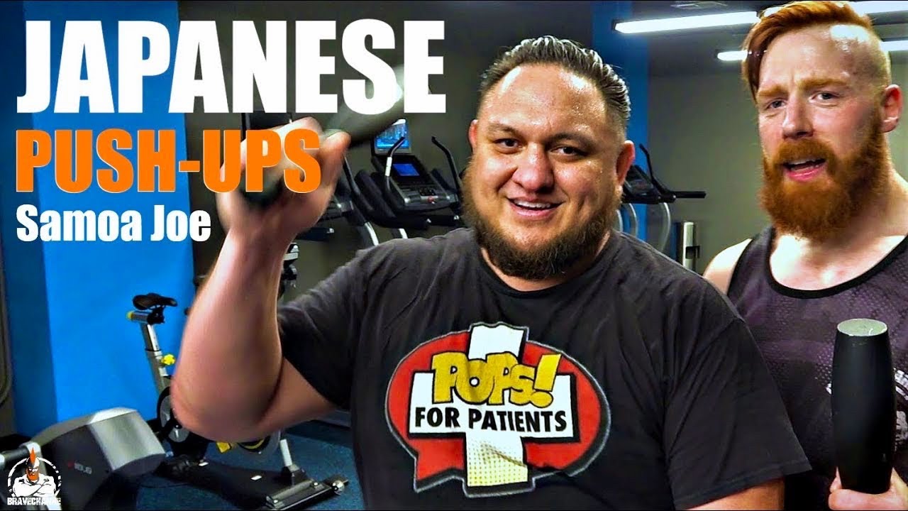 Samoa Joe Japanese Push-Ups (THESE SUCK!)