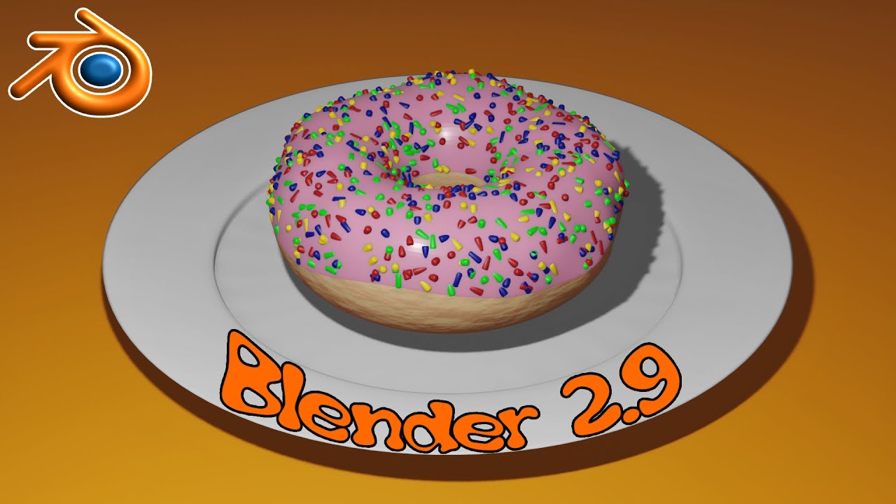Donut erstellen | Blender 2.9 Tutorial Deutsch