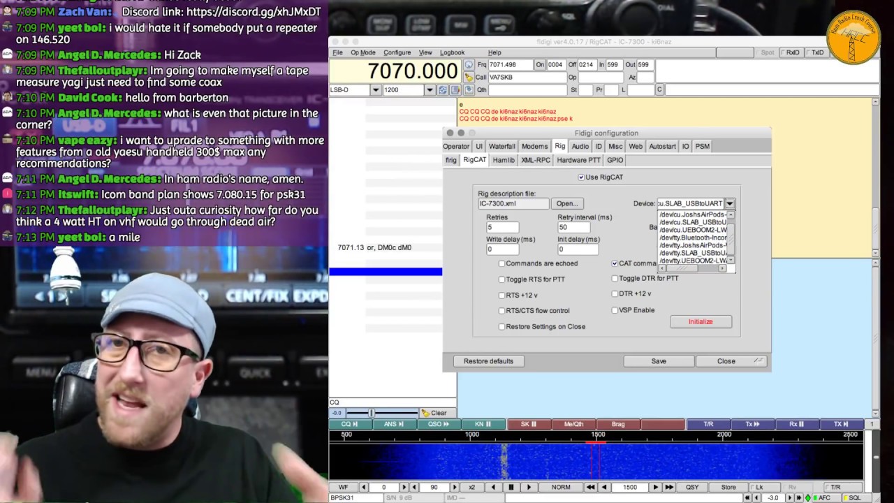 PSK31 Setup, Macros & Contacts (FLDIGI Software) | HRCC