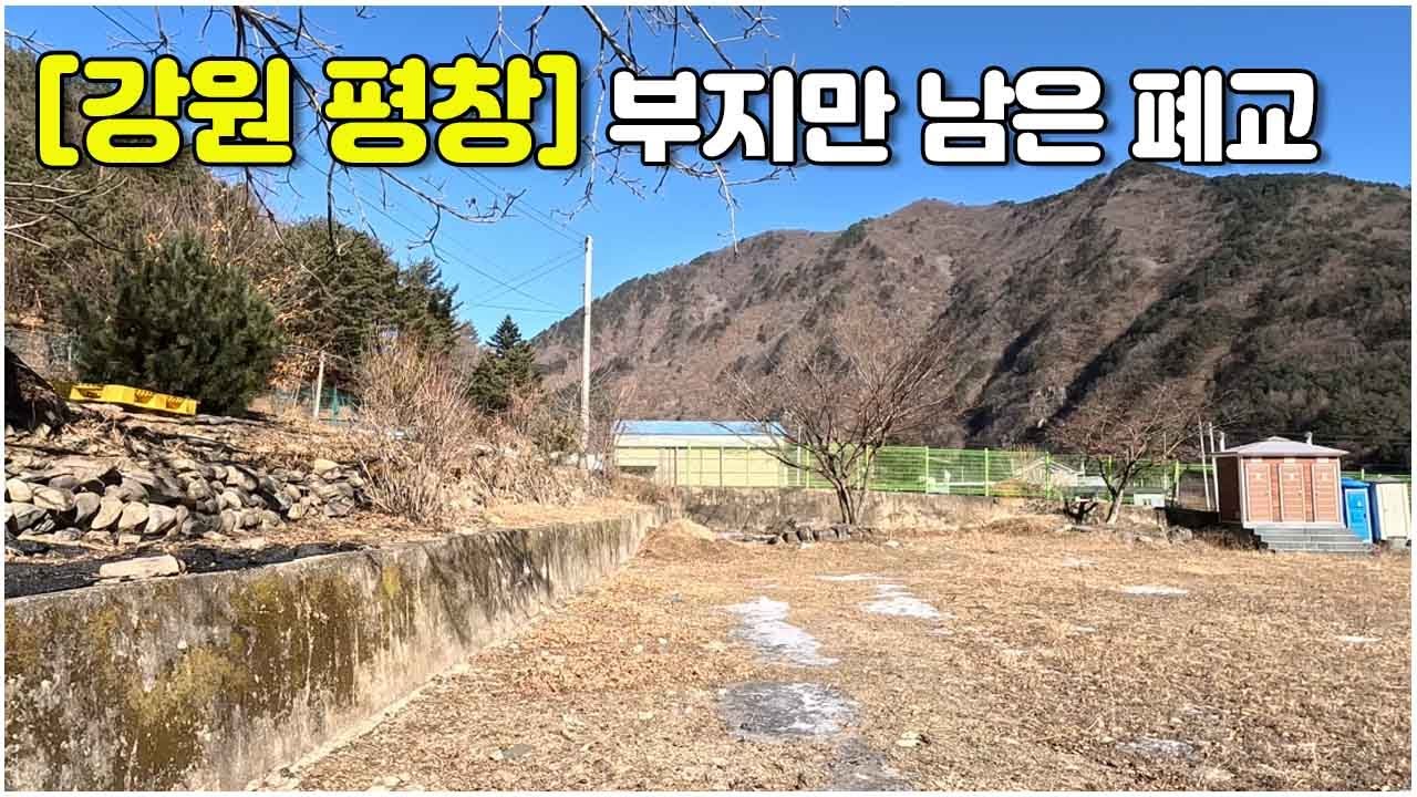 [강원 평창] 부지만 남은 수항초등학교 #작은폐교 #매물