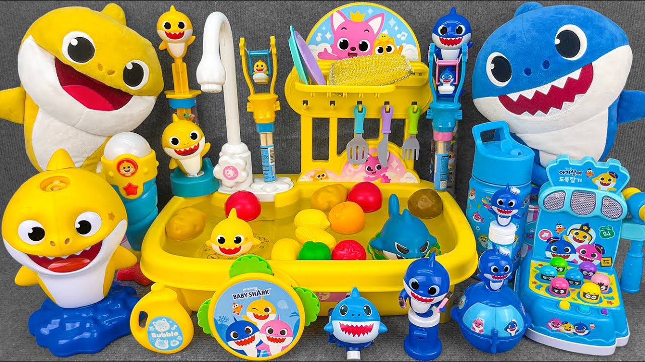 102 Minutes BABY SHARK Collection Unboxing - Satisfying Unboxing (ASMR)