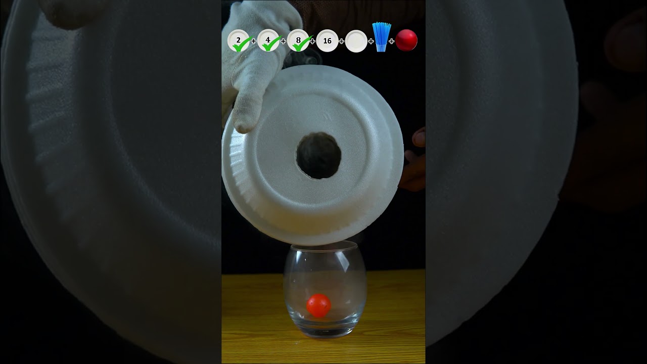 red hot ball vs disposable foam plate + disposable pipe what happend next ? 