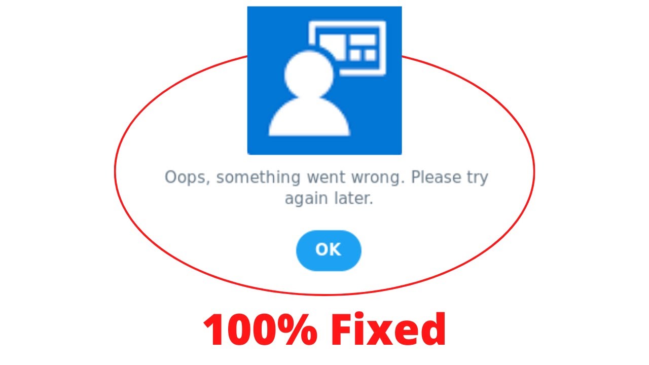 Fix Company Portal Oops Something Went Wrong Error. Please Try Again Later Problem Error Solved