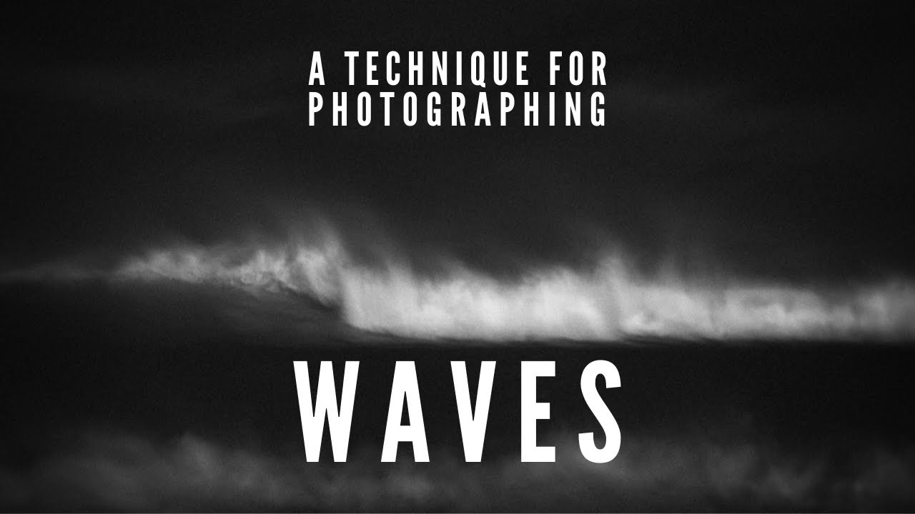 How to Photograph WAVES ...get on your belly!