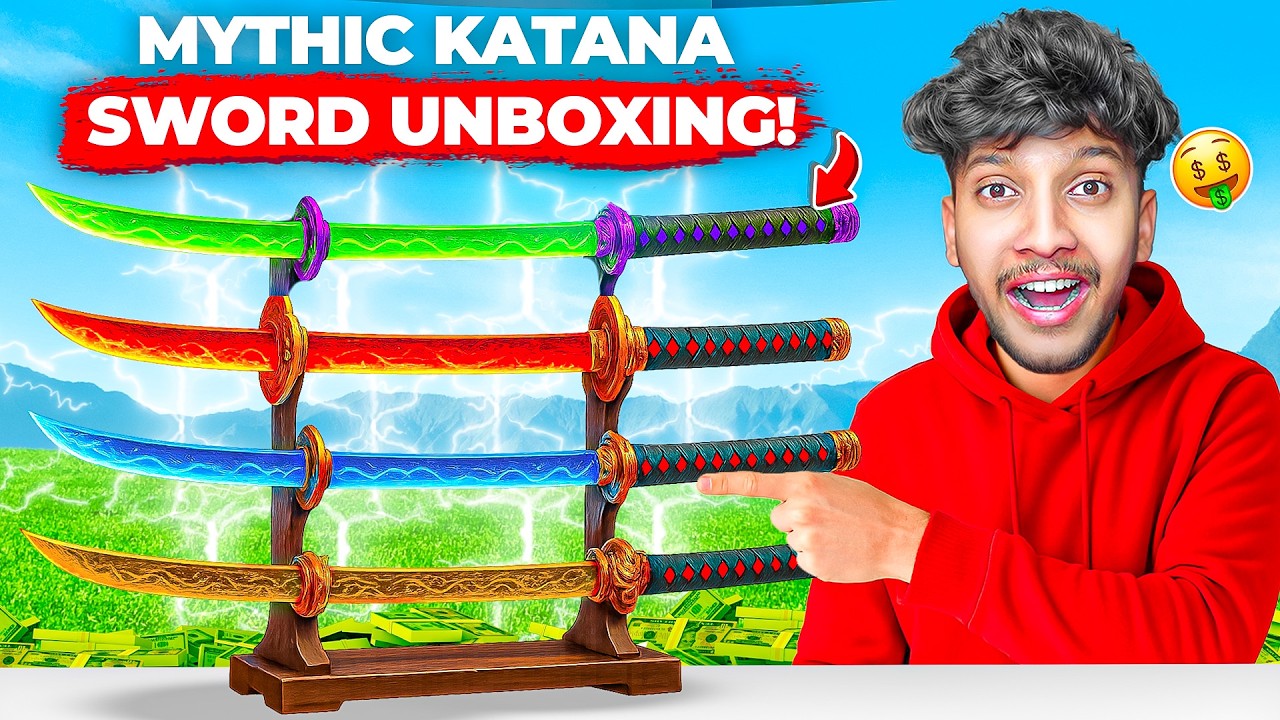 I BOUGHT 3 ANIME KATANAS Worth ₹10,000!🔥(Unboxing)