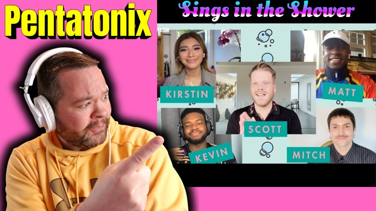 РЕАКЦИЯ НА - Pentatonix поют в душе - Cosmopolitan - О БОЖЕ!!