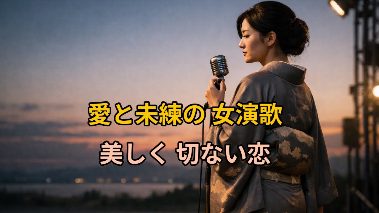愛と未練を抱いた 女演歌｜美しく切ない恋を歌う