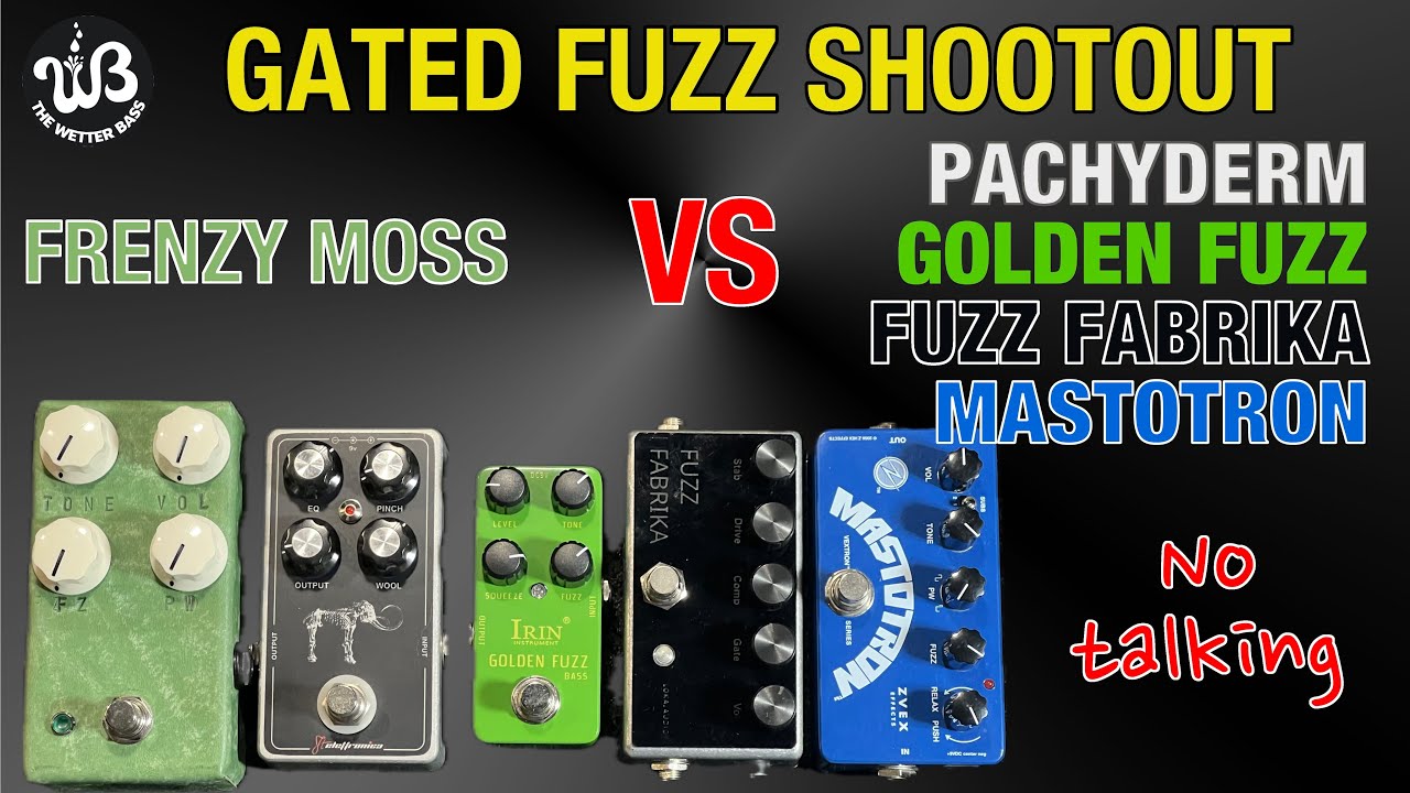 GATED FUZZ ARE AWESOME! From beefy overdrive to synthy gated fuzz sounds, these pedals do it all