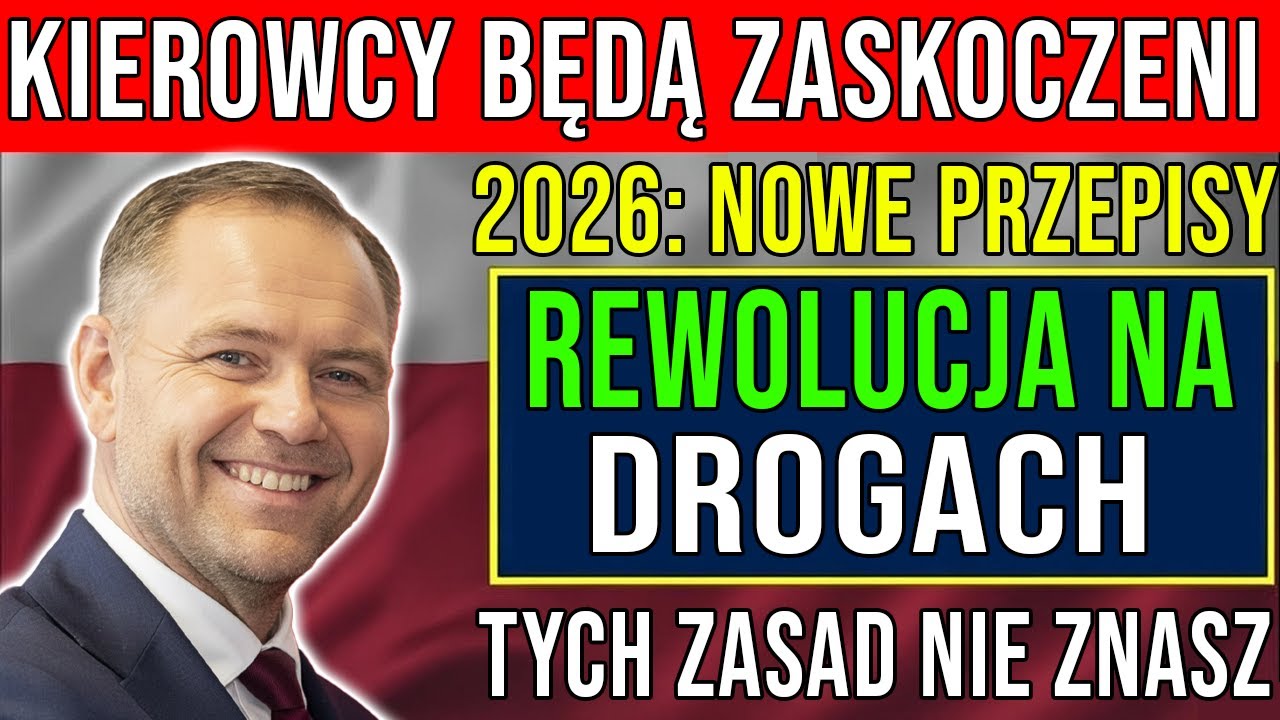 2026: Najważniejsze zmiany w przepisach drogowych! Kierowcy nie uwierzą w te zasady