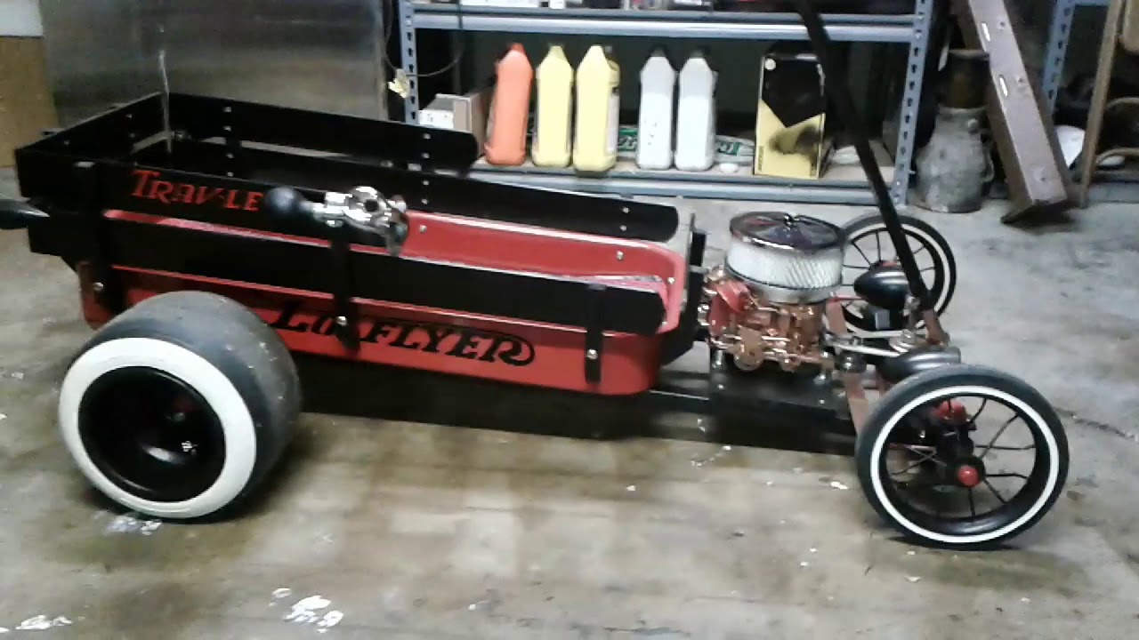 Custom rat rod radio flyer