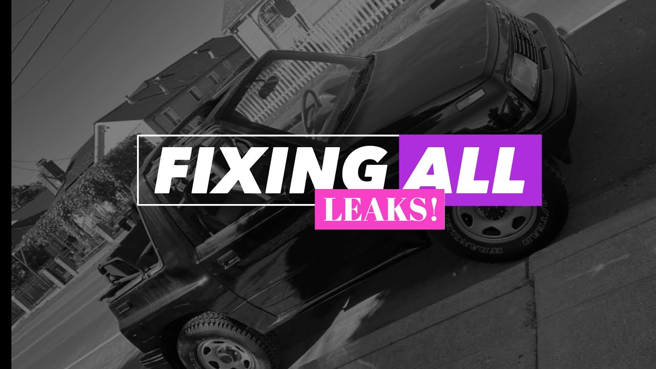 Fixing all Oil leaks on my Geo Tracker 16v! Distributor housing leak fix!