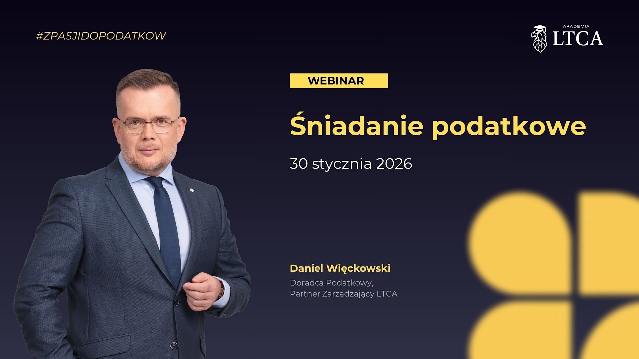 Podatki w 2026! 🚀 Śniadanie Podatkowe 30.01