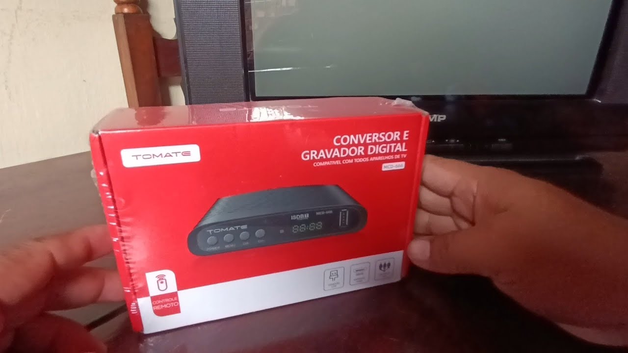 COMO INSTALAR UM CONVERSOR DIGITAL E GRAVADOR TOMATE MCD-666