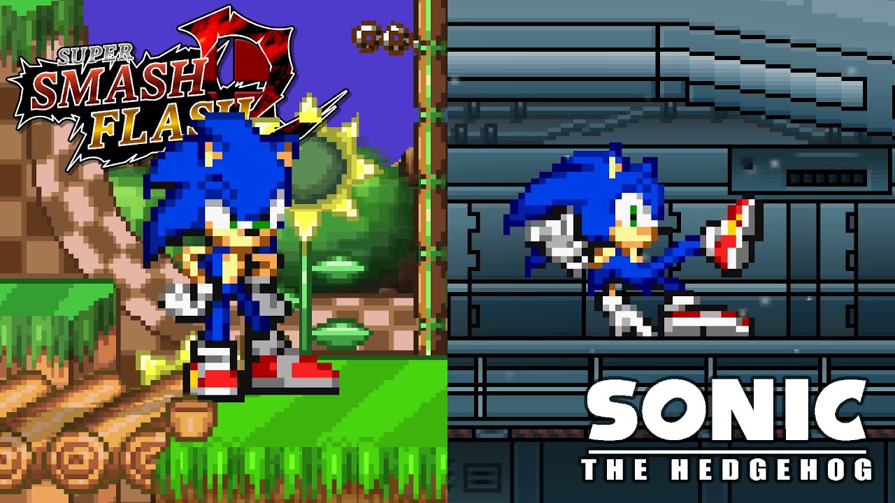 SSF2 Mods: Project M Sonic V2 [W.I.P 3] (READ DESC)