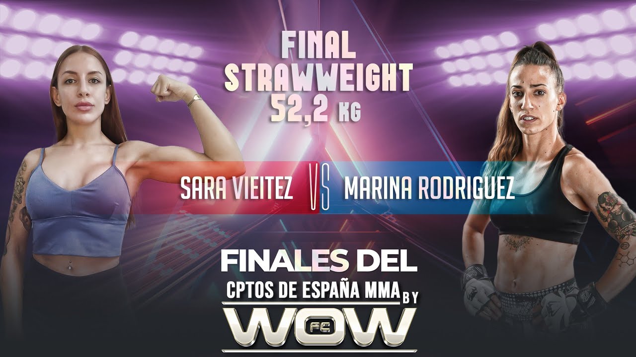 Final Strawweight 52 kg Sara Vieitez vs Marina Rodriguez