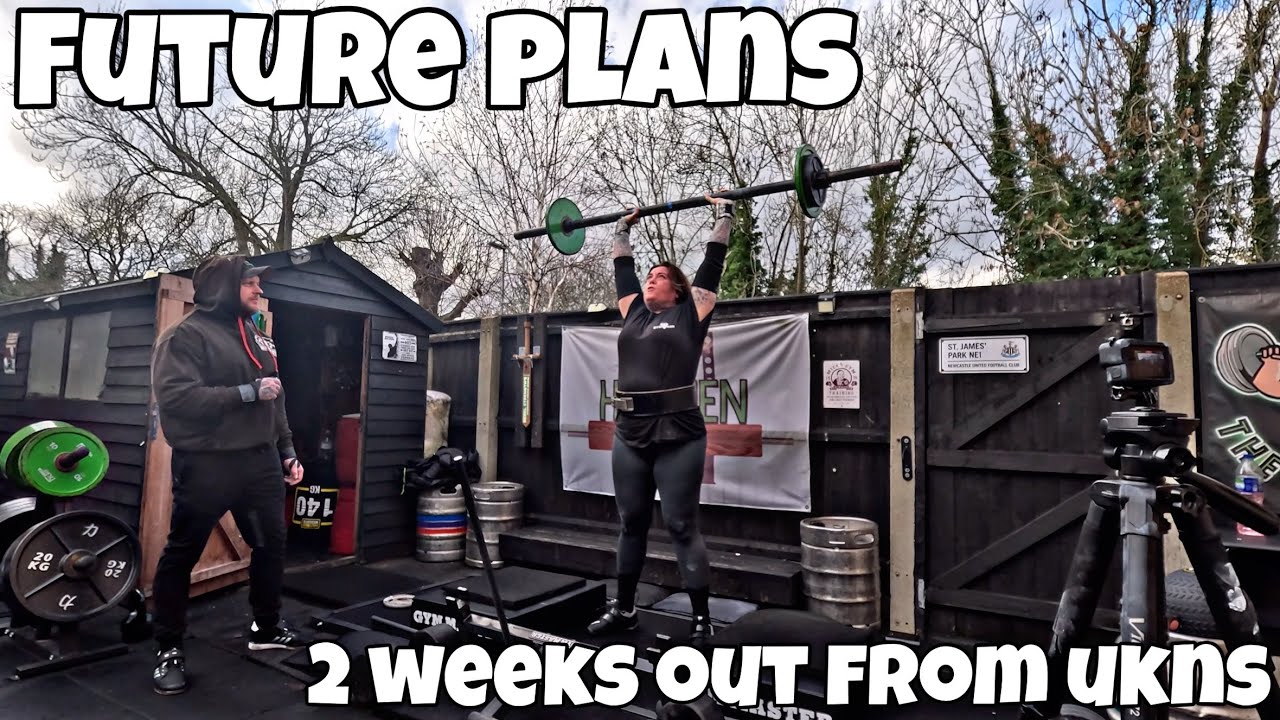 Doing my wife’s STRONGMAN session in the garden gym | Recovery week
