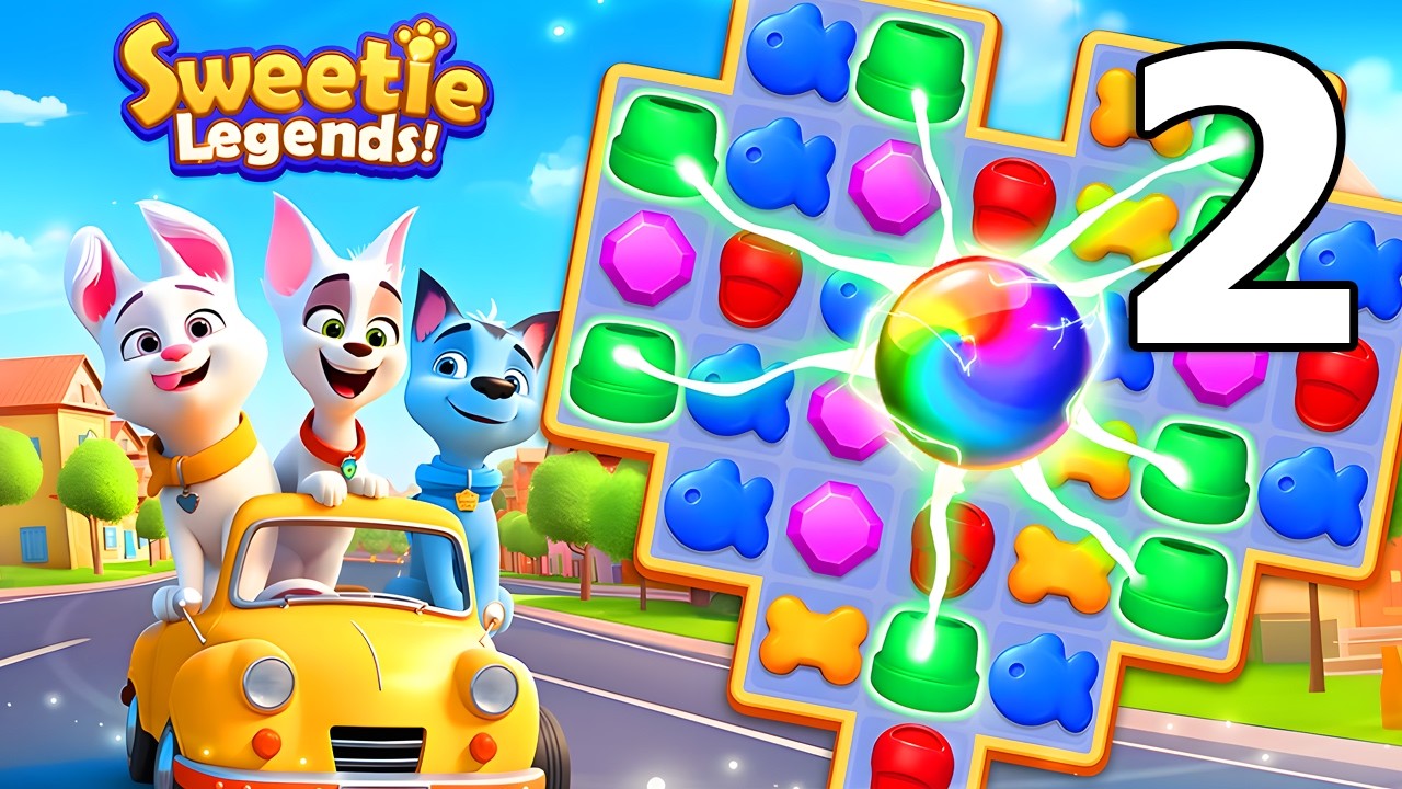 Sweetie Legends Gameplay Walkthrough Part 2 | iOS, Android, Casual - Puzzle Game