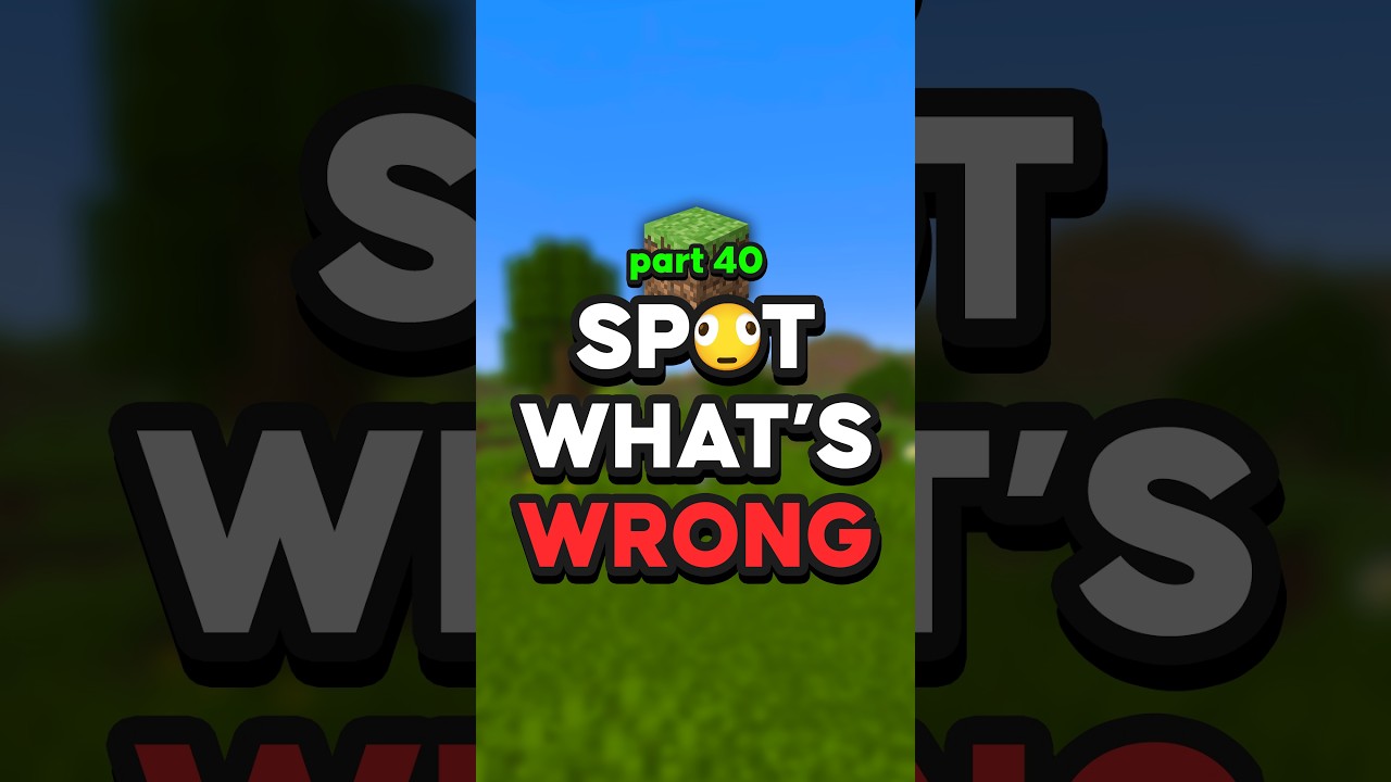 Spot the difference in this Minecraft World | Part 40